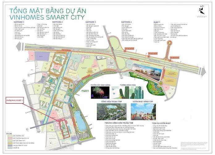 Mặt bằng The Tonkin dự án Vinhomes Smart City Mặt bằng The Tonkin dự án Vinhomes Smart City