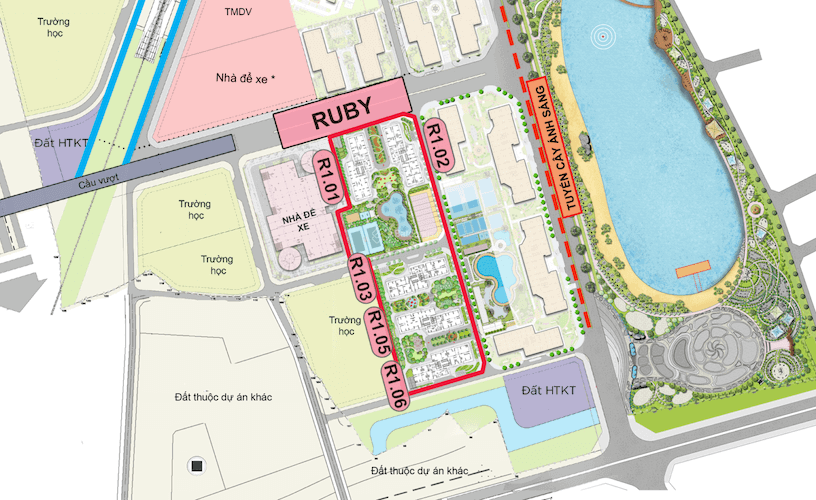 Vị trí phân khu The Tonkin trong dự án Vinhomes Smart City Vị trí phân khu The Tonkin trong dự án Vinhomes Smart City