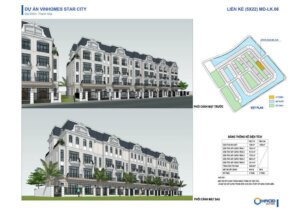 Phối cảnh liền kề Mẫu Đơn