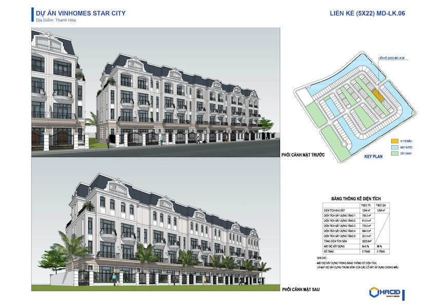 Phối cảnh liền kề Mẫu Đơn