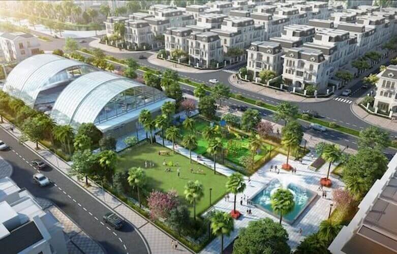 Phân khu Mẫu Đơn sở hữu không gian xanh thoáng đãng cùng nhiều tiện ích hiện đại
