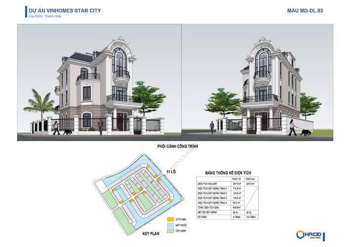 Biệt thự Mẫu Đơn Vinhome Star City Thanh Hoá có thiết kế hoàn toàn khác biệt