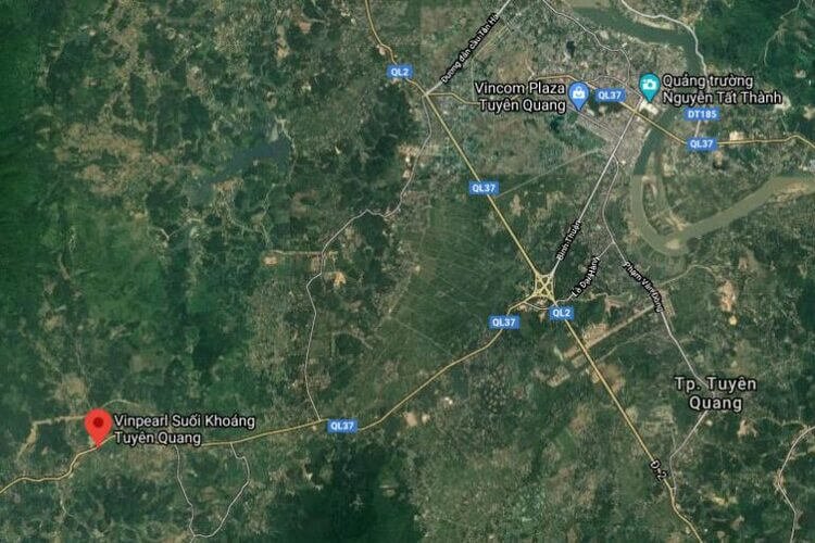 Vinpearl Mỹ Lâm Tuyên Quang - Vị trí Vinpearl Tuyên Quang