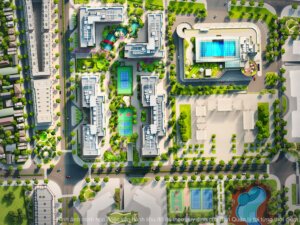 The Zenpark Vinhomes Ocean Park - Mặt bằng tổng quan phân khu The Zenpark