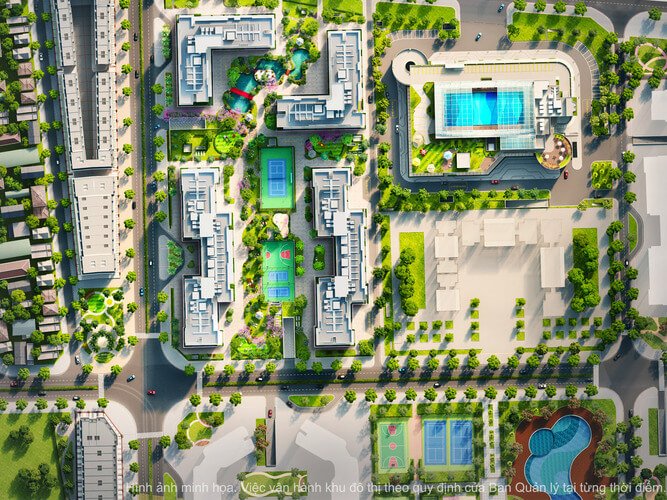 The Zenpark Vinhomes Ocean Park - Mặt bằng tổng quan phân khu The Zenpark