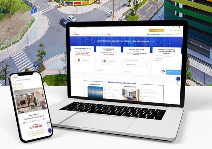 Giao dịch bất động sản - Vinhomes Online - Sàn giao dịch trực tuyến của chủ đầu tư Vinhomes