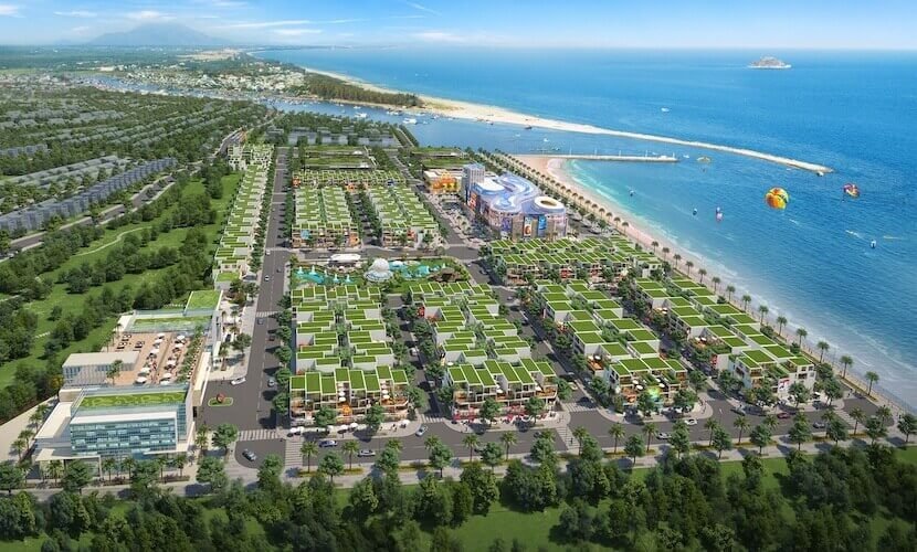 Nhà phố biển Cam Ranh thu hút các nhà đầu tư