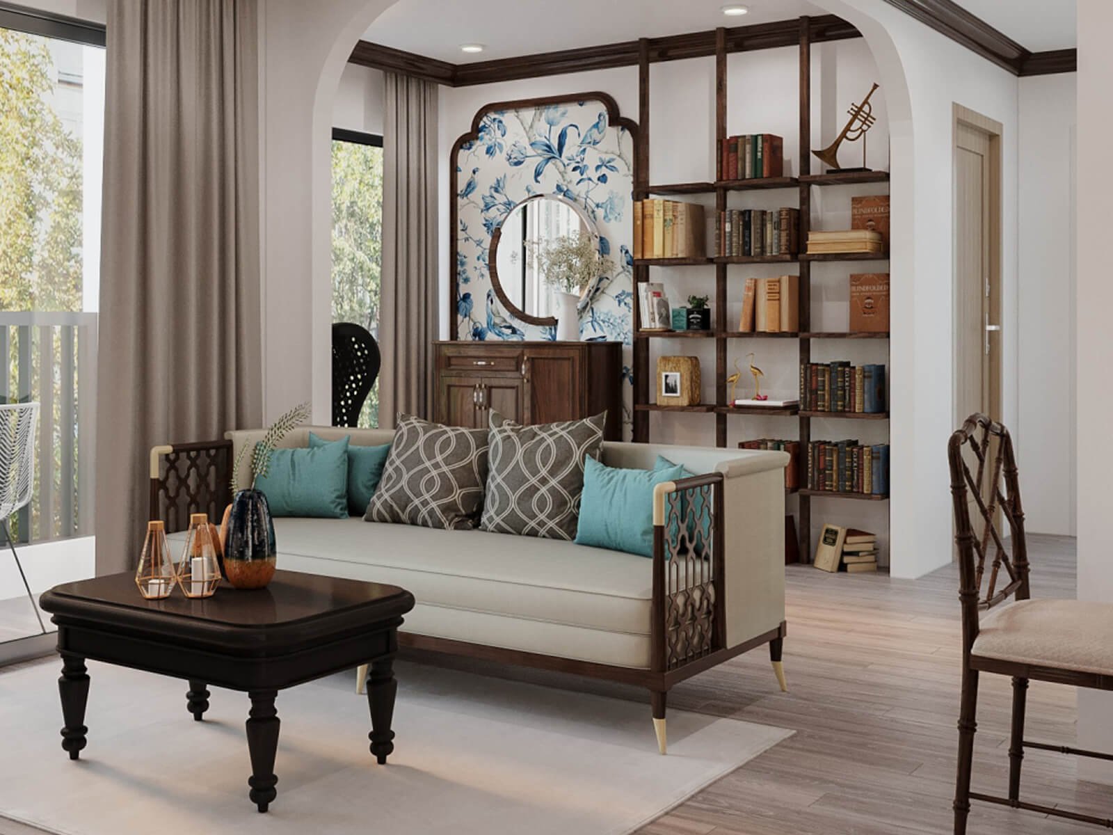 Phong cách Indochine - Thiết kế nội thất biệt thự Ocean Park theo kiến trúc Indochine