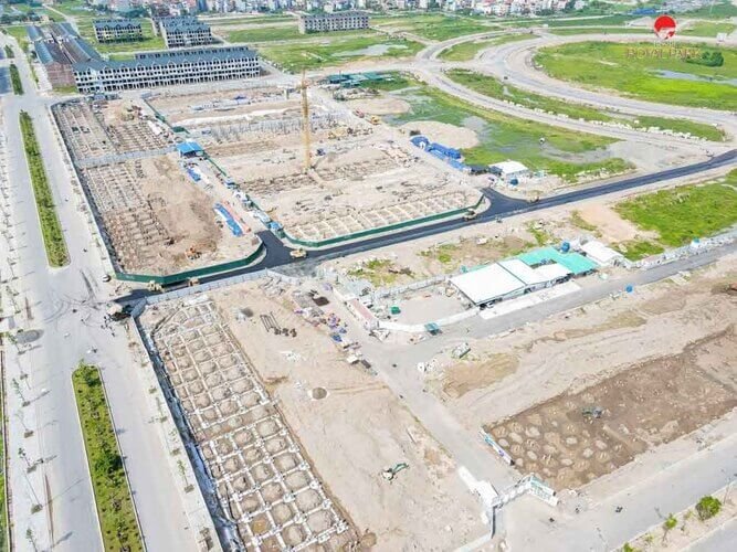 Tiến độ dự án Kim Chung Di Trạch - Dự án đang được đẩy nhanh tiến độ thi công