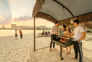 Tiện ích Vinhomes Ocean Park - Công viên nướng BBQ bên bờ hồ Ngọc Trai