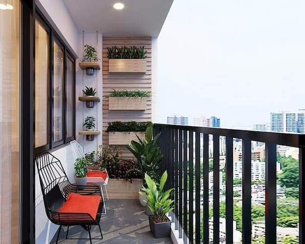 Nên lựa chọn bộ bàn ghế có kích thước nhỏ gọn cho ban công chung cư Nên lựa chọn bộ bàn ghế có kích thước nhỏ gọn cho ban công chung cư