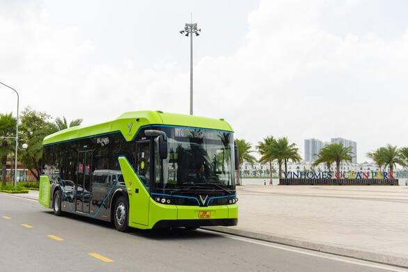 Vin Bus - Xe bus điện Vin Bus là một trong những giải pháp phwuogn tiện xanh nổi bật tại Hà Nội