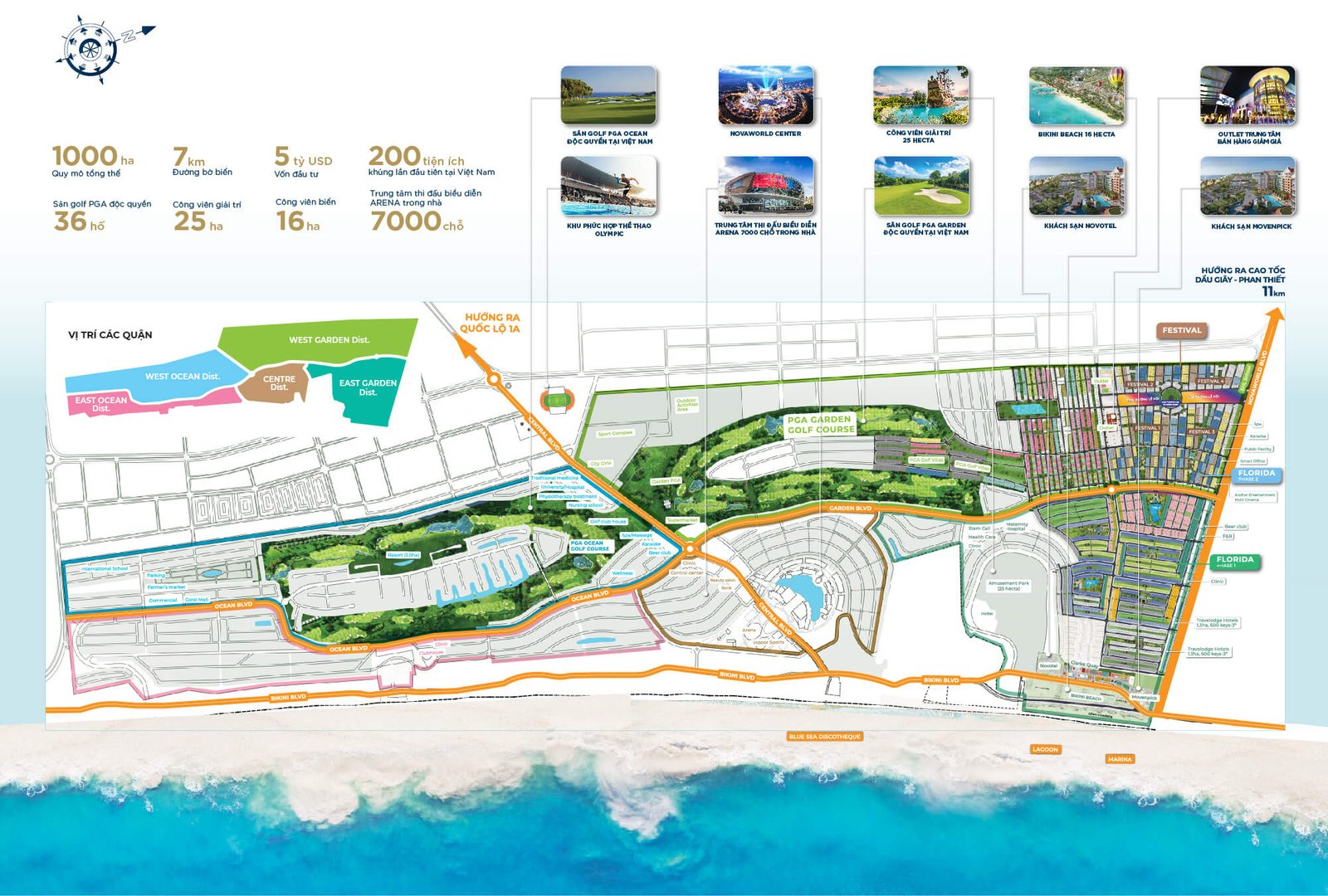 Novaworld Phan Thiết - Tổng thể mặt bằng dự án Novaworld Phan Thiết - Tổng thể mặt bằng dự án