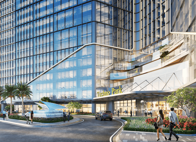Techno Park Tower được ứng dụng nhiều công nghệ thông minh thân thiện với môi trường, tiện lợi cho người dùng