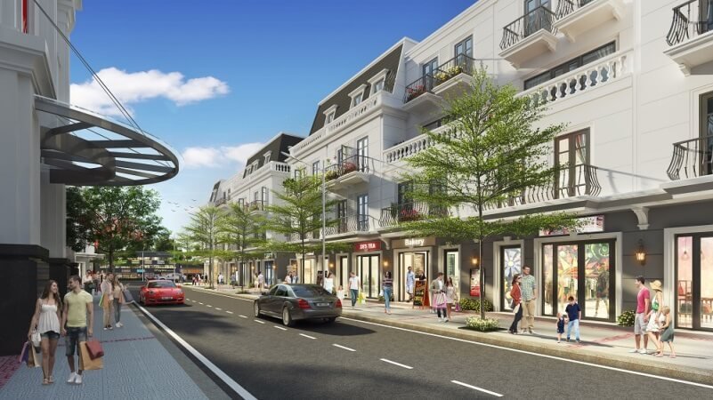 Vincom Shophouse Royal Park Quảng Trị - Phân khu Central Park sở hữu 6 dãy shophouse nằm tại trung tâm lõi của dự án