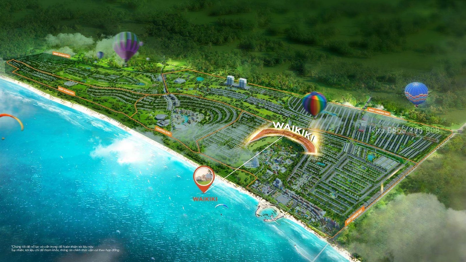 Waikiki Novaworld Phan Thiết tọa lạc trong lòng dự án Novaworld Waikiki Novaworld Phan Thiết tọa lạc trong lòng dự án Novaworld