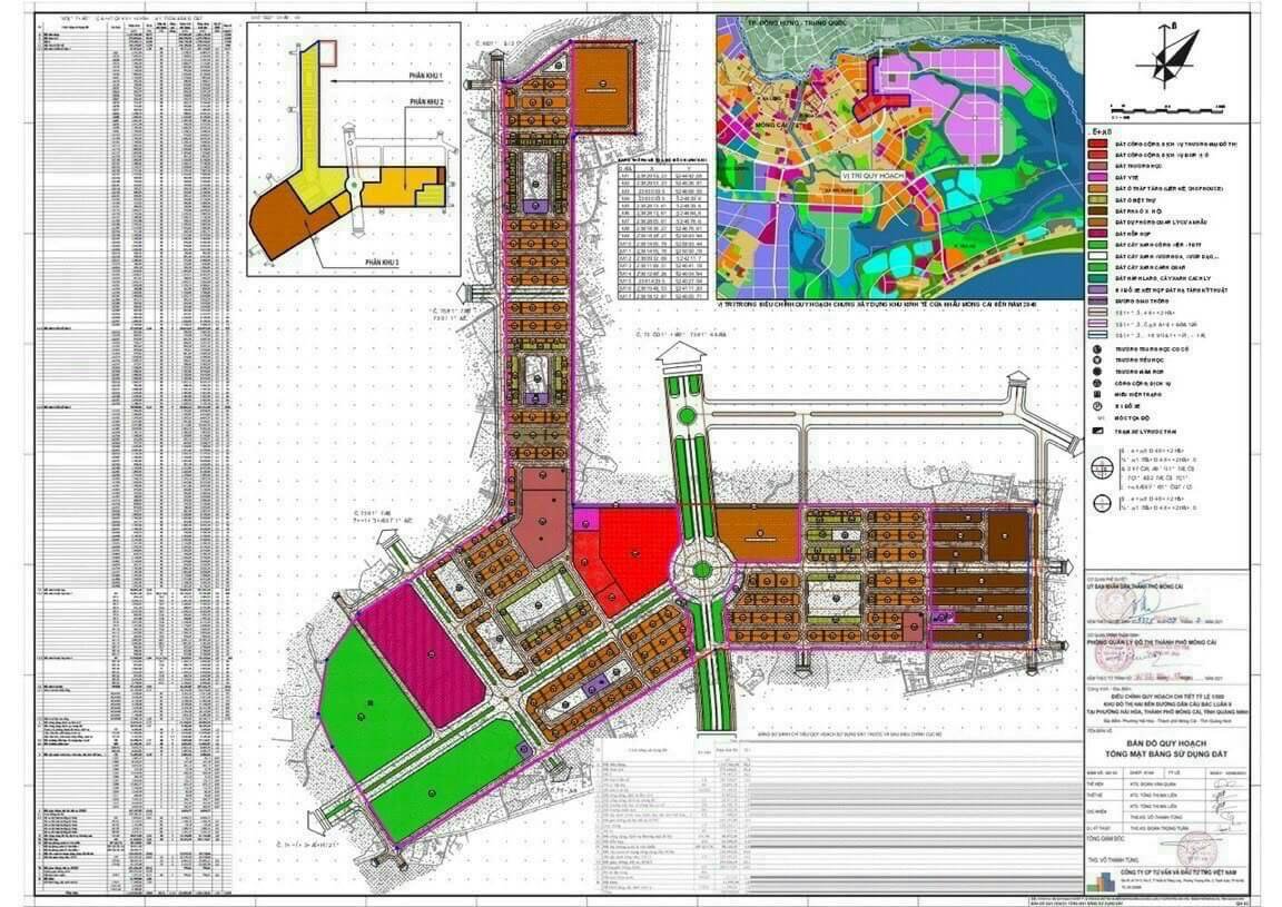 Bất động sản Móng Cái Quảng Ninh - Mặt bằng dự án Vinhomes Bắc Luân Móng Cái