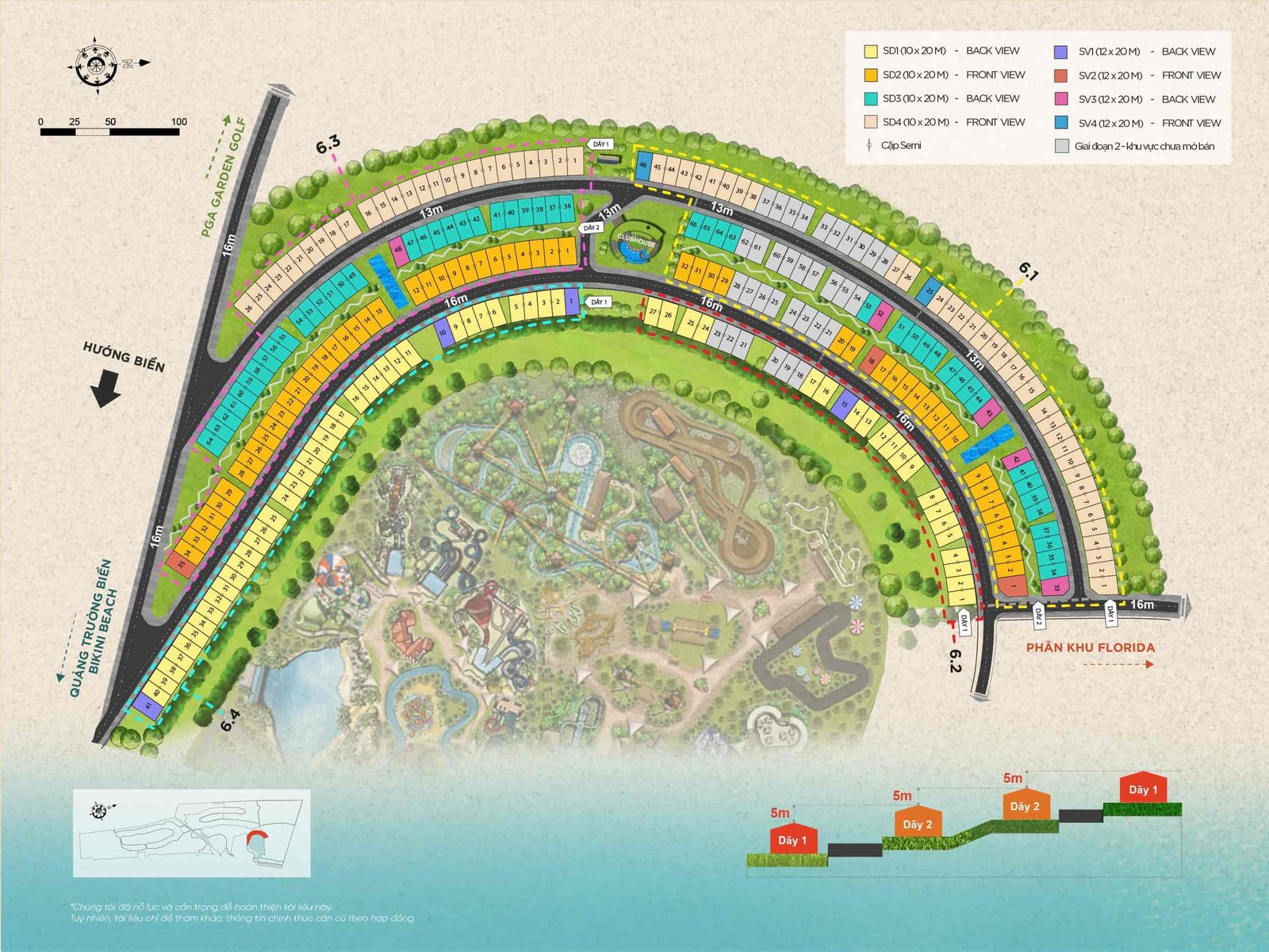 Waikiki Novaworld Phan Thiết - Mặt bằng tổng quan phân khu Wakiki Waikiki Novaworld Phan Thiết - Mặt bằng tổng quan phân khu Wakiki