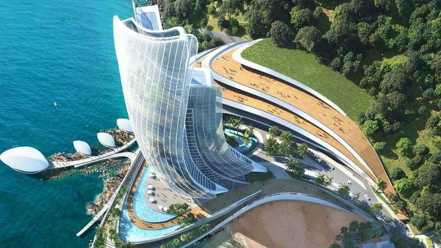 Hòn Thơm Paradise Island - Thiết kế biểu tượng của dự án.