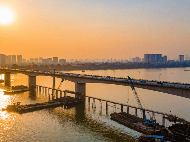 Bất động sản phía Đông Hà Nội - Cầu Vĩnh Tuy giai đoạn 2 dự kiến sẽ được hoàn thành vào năm 2023 giúp hoàn thiện hạ tầng vành đai 2 tăng cường kết nối và khả năng lưu thông giữa trung tâm Hà Nội với khu Đông