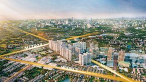 Căn hộ Vinhomes Smart City - Vinhomes Smart City nằm ngay sát “tam giác metro” gồm 3 tuyến số 5 – 6 – 7, cùng 2 nhà ga được bố trí bên cạnh giúp cư dân dễ dàng sử dụng phương tiện giao thông công cộng hiện đại
