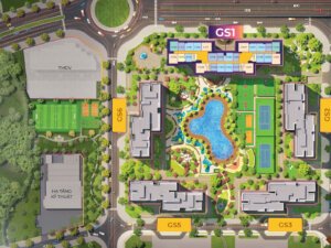 Miami Vinhomes Smart City - Mặt bằng tổng quan The Miami Vinhomes Smart City