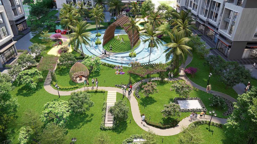 Tiện ích phong cách Singapore ngay dưới chân toà P1 Pavilion Vinhomes Ocean Park Tiện ích phong cách Singapore ngay dưới chân toà P1 Pavilion Vinhomes Ocean Park