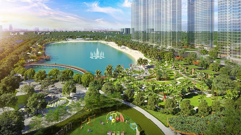 Smart City Tây Mỗ - Công viên trung tâm Central Park Vinhomes Smart City