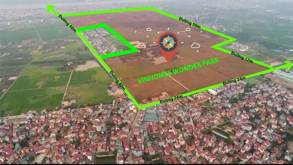 Vinhomes Đan Phượng - Quỹ đất và quy mô dự án Vinhomes Wonder Park 