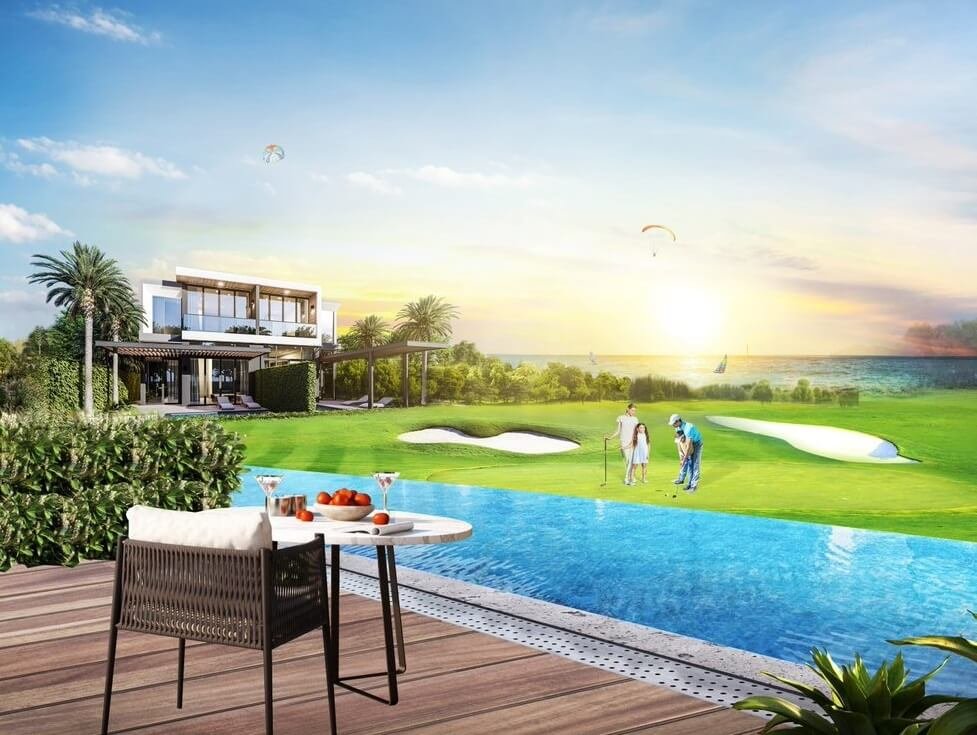 PGA Golf Villas sở hữu tầm nhìn hướng hệ cảnh quan sân golf ấn tượng