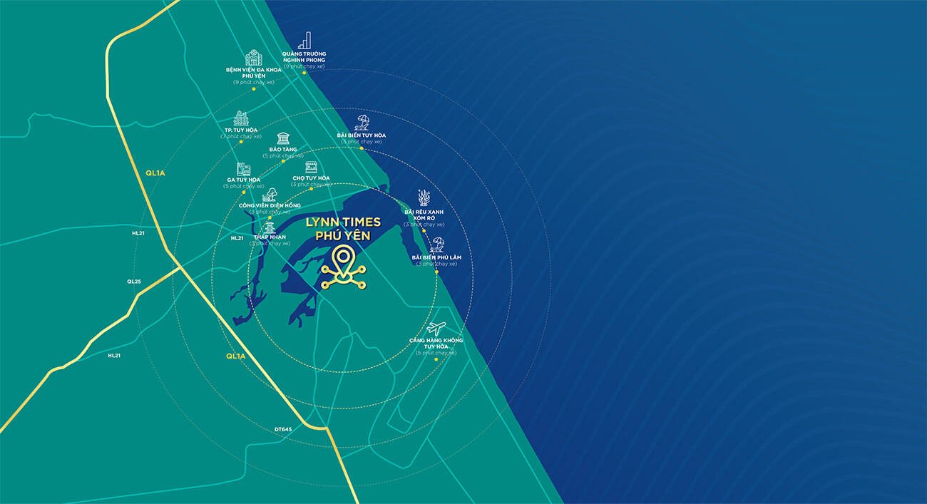 Dự án Lynn Times Phú Yên - Vị trí dự án Lynn Times Phú Yên