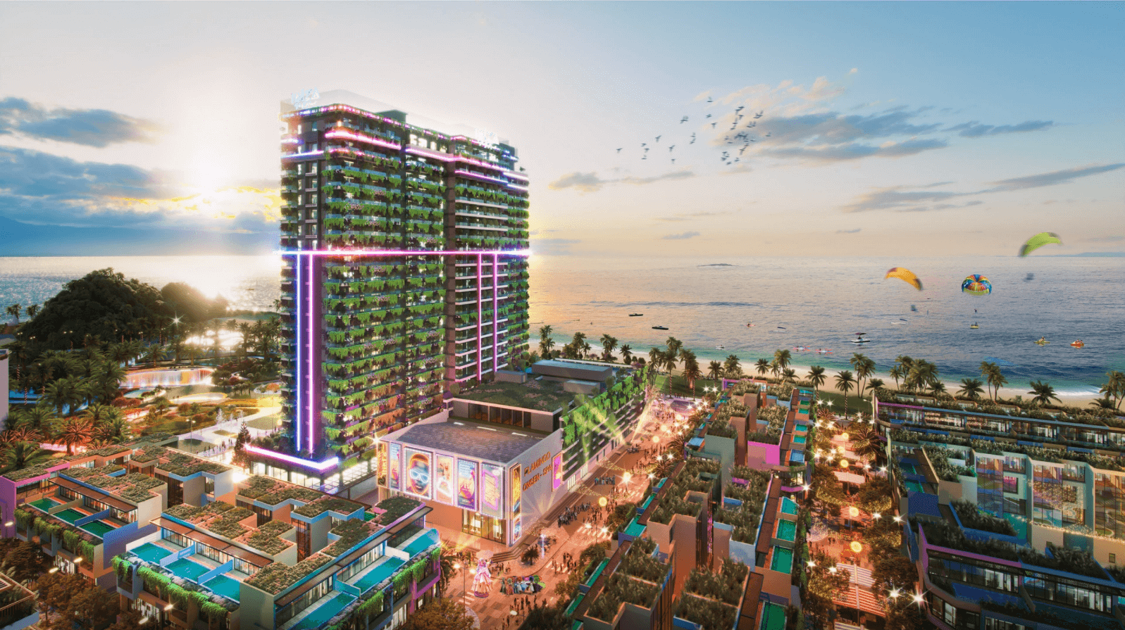 Flamingo Thanh Hóa - Từ tầng 3 đến tầng 17 của Ibiza Party Resort là các căn AbTel cho phép nhà đầu tư tự vận hành.