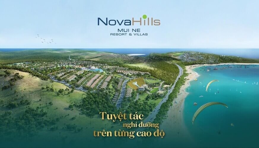 Phối cảnh tổng quan dự án Novahills Mũi Né. Phối cảnh tổng quan dự án Novahills Mũi Né.