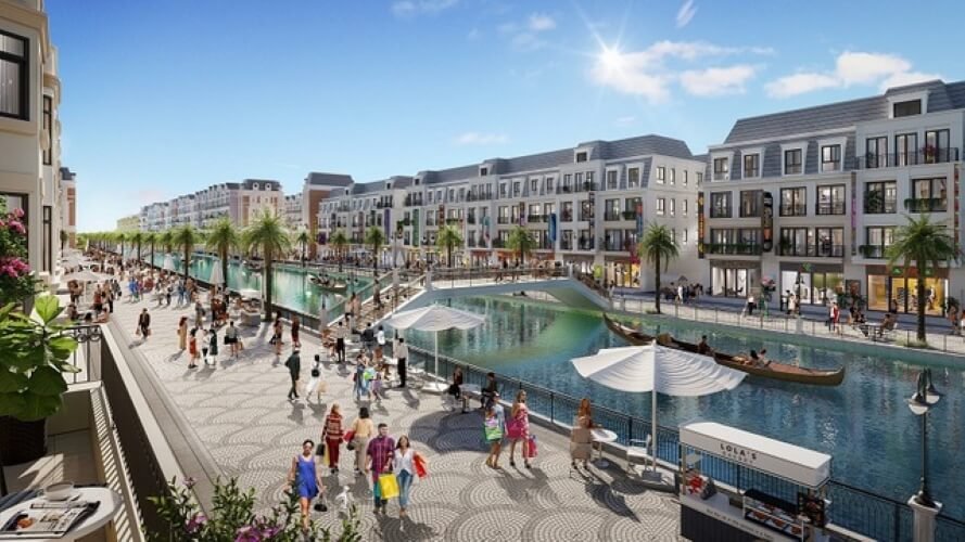 Bizhouse Merry Land Quy Nhơn - Không gian kinh doanh "trên bến dưới thuyền" tạo trải nghiệm đắt giá cho 145 căn Bizhouse phong cách châu Âu tại MerryLand Quy Nhơn.