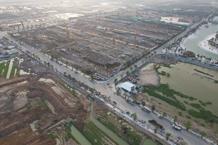 Có nên mua đất gần đường cao tốc - Tiến độ thực tế của dự án Vinhomes Hưng Yên.