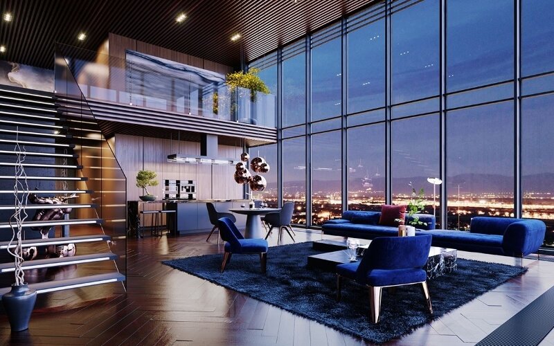 Penthouse là gì? Penthouse là những căn hộ cao cấp nằm ở phần cao nhất của một cao ốc