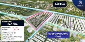 Vị trí phân khu Đảo Dừa Vin Hưng Yên