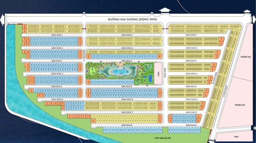 Phân khu Đảo Dừa Vinhomes Ocean Park 2 - Phân khu Đảo Dừa được đánh giá sở hữu giá trị thực với đầu vào thấp, chênh thấp 