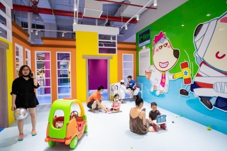 Nâng tầm cuộc sống với Vincom Mega Mall Smart City 6 Vincom Mega Mall Smart City - Khu vui chơi Wolfoo dành cho trẻ em