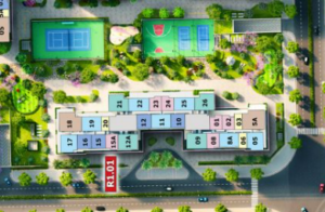 Zenpark Vinhomes Ocean Park - Tổng quan tòa R1.01 The Zenpark Vinhomes Ocean Park