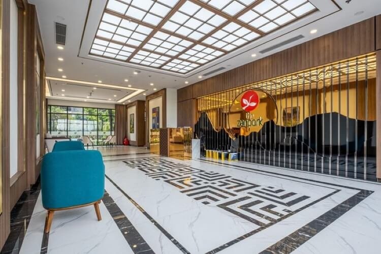 BĐS Gia Lâm - Sảnh căn hộ sang trọng, đẳng cấp của toà căn hộ R101 ( The Zenpark)