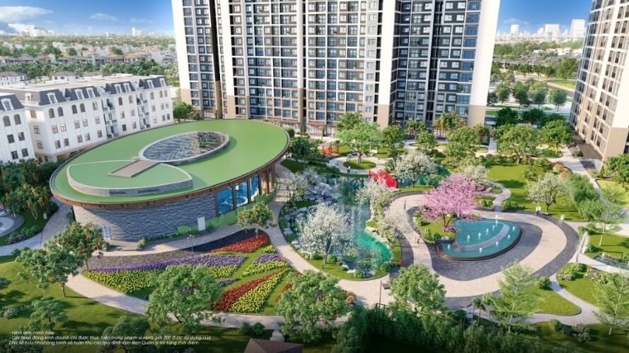 SA3 Sakura Vinhomes Smart City - Phối cảnh tiện ích tòa SA3 The Sakura
