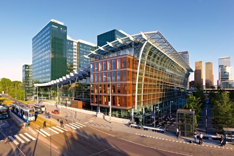 Thành phố sân bay - Khu trung tâm thương mại tài chính Zuidas (Amsterdam, Hà Lan)