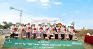 Vingroup đầu tư xây dựng nhà máy nước thải tại Vinhomes Ocean Park 2 The Empire